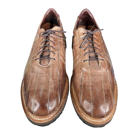 Allen Edmonds Men’s Voyager Brown Leather Lace Up Oxford Sneaker Size US 12 B main image 11